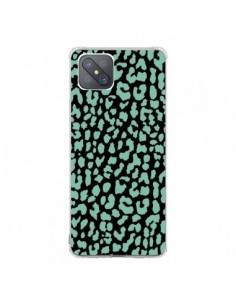 Coque Oppo Reno4 Z 5G Leopard Mint Vert - Mary Nesrala