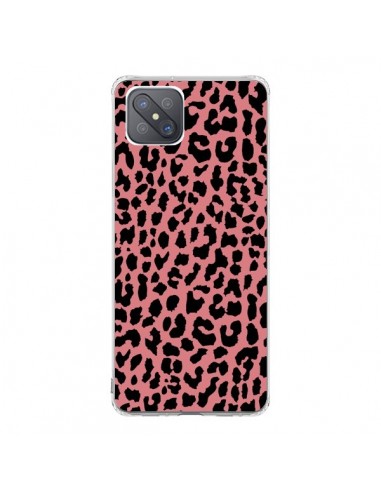 Coque Oppo Reno4 Z 5G Leopard Corail Neon - Mary Nesrala