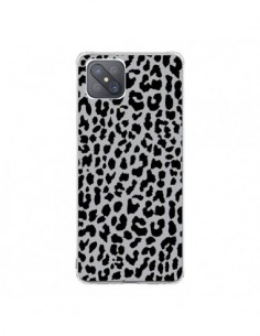 Coque Oppo Reno4 Z 5G Leopard Gris Neon - Mary Nesrala