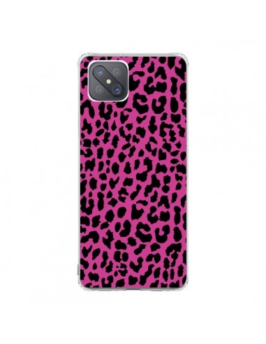 Coque Oppo Reno4 Z 5G Leopard Rose Pink Neon - Mary Nesrala