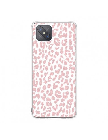 Coque Oppo Reno4 Z 5G Leopard Rose Corail - Mary Nesrala