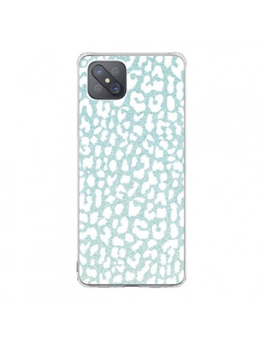 Coque Oppo Reno4 Z 5G Leopard Winter Mint - Mary Nesrala