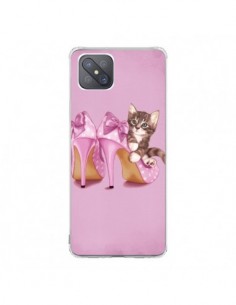 Coque Oppo Reno4 Z 5G Chaton Chat Kitten Chaussure Shoes...