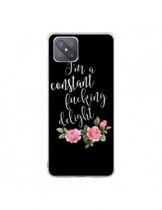 Coque Oppo Reno4 Z 5G Fucking Delight Fleurs - Maryline...