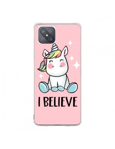 Coque Oppo Reno4 Z 5G Licorne I Believe - Maryline Cazenave