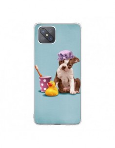 Coque Oppo Reno4 Z 5G Chien Dog Canard Fille - Maryline...