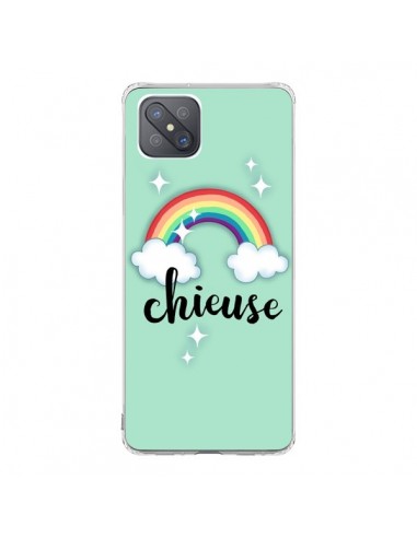 Coque Oppo Reno4 Z 5G Chieuse Arc en Ciel - Maryline Cazenave