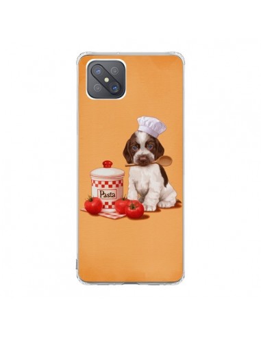 Coque Oppo Reno4 Z 5G Chien Dog Pates Pasta Cuisinier - Maryline Cazenave