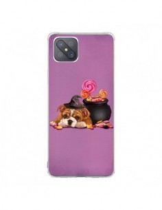 Coque Oppo Reno4 Z 5G Chien Dog Halloween Sorciere...