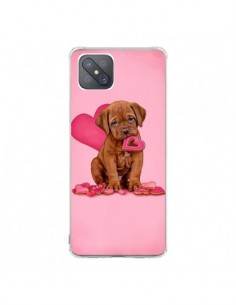 Coque Oppo Reno4 Z 5G Chien Dog Gateau Coeur Love -...