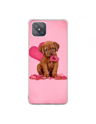 Coque Oppo Reno4 Z 5G Chien Dog Gateau Coeur Love - Maryline Cazenave