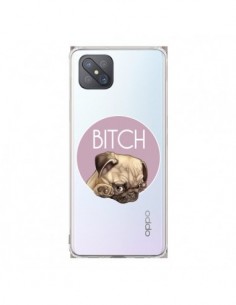 Coque Oppo Reno4 Z 5G Bulldog Bitch Transparente -...