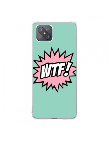 Coque Oppo Reno4 Z 5G WTF Bulles BD Comics - Maryline Cazenave