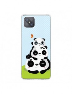 Coque Oppo Reno4 Z 5G Panda Famille - Maria Jose Da Luz
