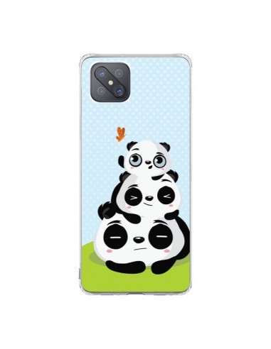 Coque Oppo Reno4 Z 5G Panda Famille - Maria Jose Da Luz