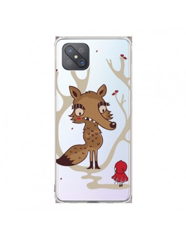 Coque Oppo Reno4 Z 5G Le Petit Chaperon Rouge Loup Hello Big Wolf Transparente - Maria Jose Da Luz