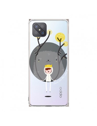 Coque Oppo Reno4 Z 5G Monstre Princesse Transparente - Maria Jose Da Luz