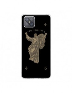 Coque Oppo Reno4 Z 5G God Black Drake Chanteur Jeu Cartes...