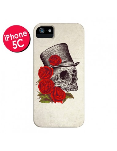 Coque Gentleman Crane Tête de Mort pour iPhone 5C - Rachel Caldwell