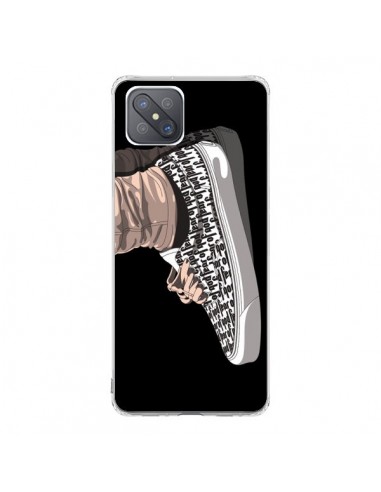 Coque Oppo Reno4 Z 5G Vans Noir - Mikadololo