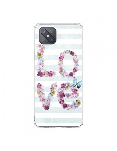 Coque Oppo Reno4 Z 5G Love Fleurs Flower - Monica Martinez