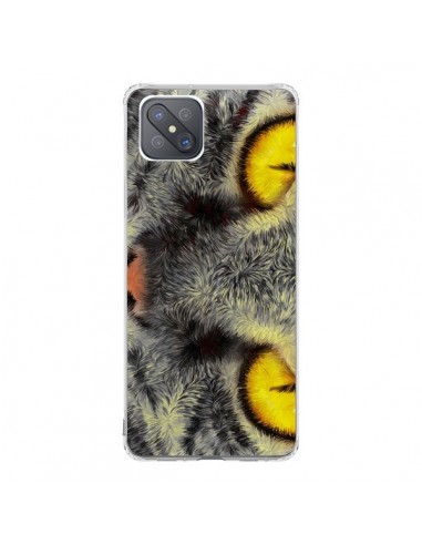 Coque Oppo Reno4 Z 5G Chat Gato Loco - Maximilian San