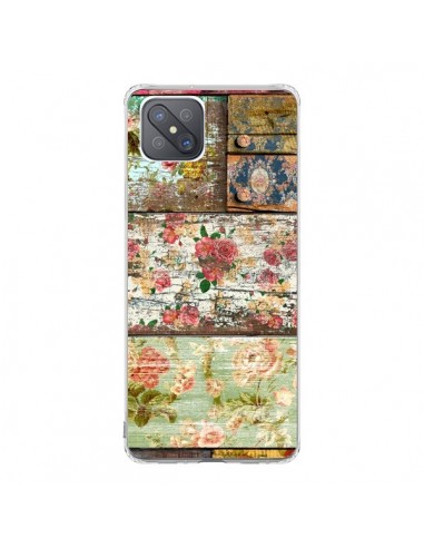 Coque Oppo Reno4 Z 5G Lady Rococo Bois Fleur - Maximilian San