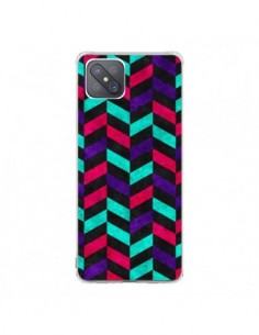 Coque Oppo Reno4 Z 5G Azteque Geometric Mundo -...