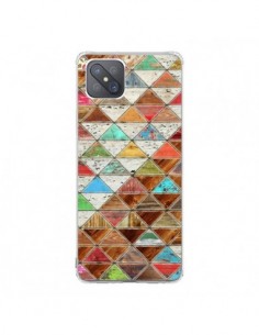 Coque Oppo Reno4 Z 5G Love Pattern Triangle - Maximilian San