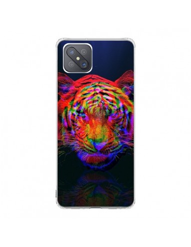 Coque Oppo Reno4 Z 5G Tigre Beautiful Aberration - Maximilian San