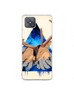 Coque Oppo Reno4 Z 5G Cerf Triangle Seconde Chance -...