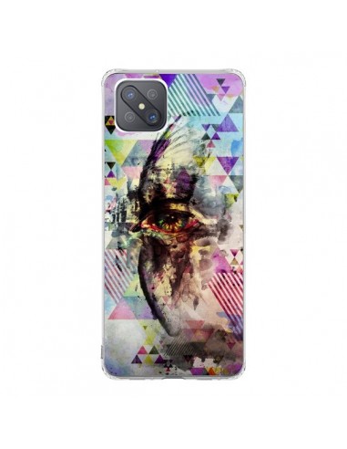 Coque Oppo Reno4 Z 5G Oeil Triangle Oiseau Cry Bird - Maximilian San