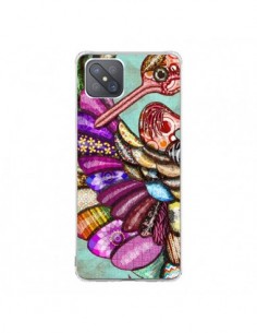 Coque Oppo Reno4 Z 5G Paon Multicolore Eco Bird -...