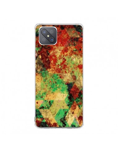 Coque Oppo Reno4 Z 5G Azteque Geometric Triangle - Maximilian San