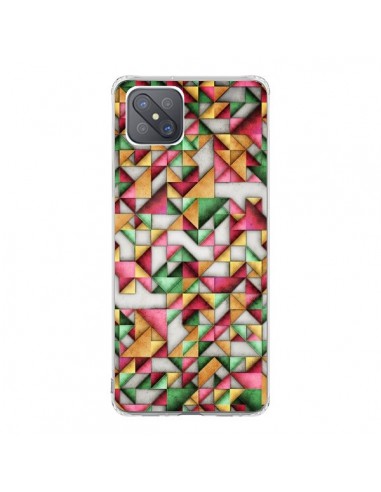 Coque Oppo Reno4 Z 5G Azteque Triangle Geometric World - Maximilian San