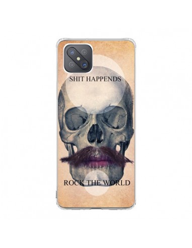 Coque Oppo Reno4 Z 5G Rock Skull Tête de Mort - Maximilian San