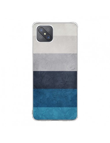 Coque Oppo Reno4 Z 5G Bandes Horizontales Greece Hues - Maximilian San