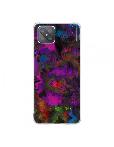 Coque Oppo Reno4 Z 5G Fleurs Lysergic Lujan - Maximilian San