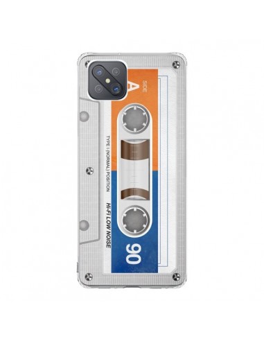 Coque Oppo Reno4 Z 5G White Cassette K7 - Maximilian San