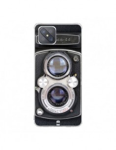 Coque Oppo Reno4 Z 5G Vintage Camera Yashica 44 Appareil...