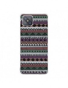 Coque Oppo Reno4 Z 5G Azteque Pattern - Borg