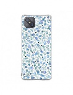 Coque Oppo Reno4 Z 5G Cosmic Bubbles Blue - Ninola Design