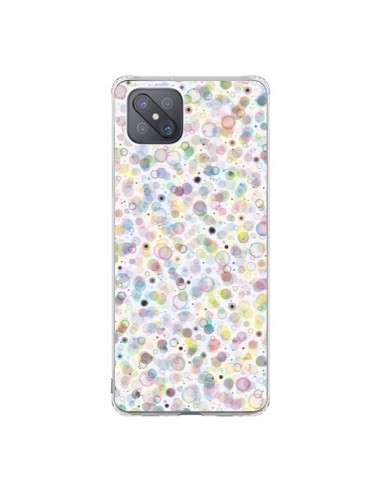 Coque Oppo Reno4 Z 5G Cosmic Bubbles Multicolored - Ninola Design