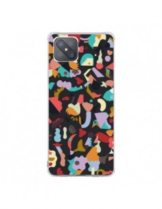 Coque Oppo Reno4 Z 5G Dreamy Animal Shapes Black - Ninola...