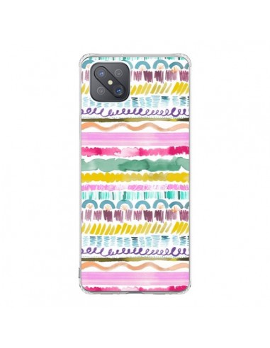 Coque Oppo Reno4 Z 5G Garlands Tribal - Ninola Design