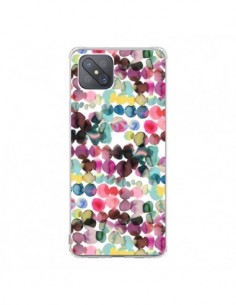 Coque Oppo Reno4 Z 5G Gradient Tropical Color Lines -...