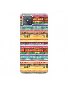 Coque Oppo Reno4 Z 5G Ink Dust Blue - Ninola Design