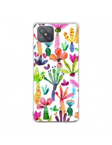 Coque Oppo Reno4 Z 5G Overlapped Watercolor Dots - Ninola Design