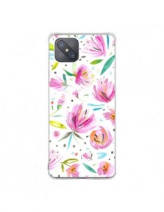 Coque Oppo Reno4 Z 5G Painterly Waterolor Texture -...