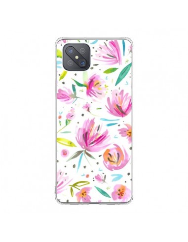 Coque Oppo Reno4 Z 5G Painterly Waterolor Texture - Ninola Design